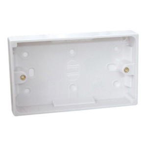 1 Gang 16mm Single Surface Mount Pattress Back Box Wall Socket Plug Switch Deep