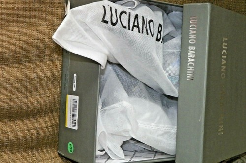 LUCIANO BARACHINI HOCHABSATZ SANDALEN, Gr. 38 M, mehrfarbig, Leder und Satin. - Bild 5 von 5