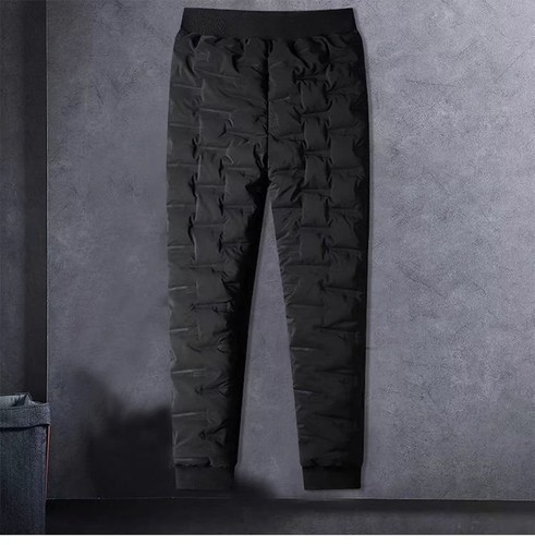 Thermal Trousers Mens Padded Thicken Sweatpants Winter Casual Sports Warm Pants - Picture 8 of 10