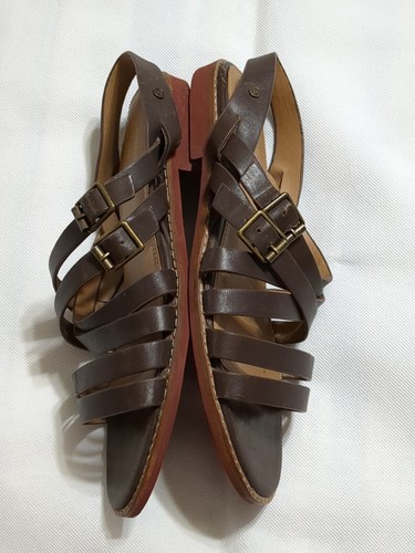 GH Bass & Co. Amidy Strap Buckle Brown Comfort Leather Sandals Size 8M - Bild 7 von 16