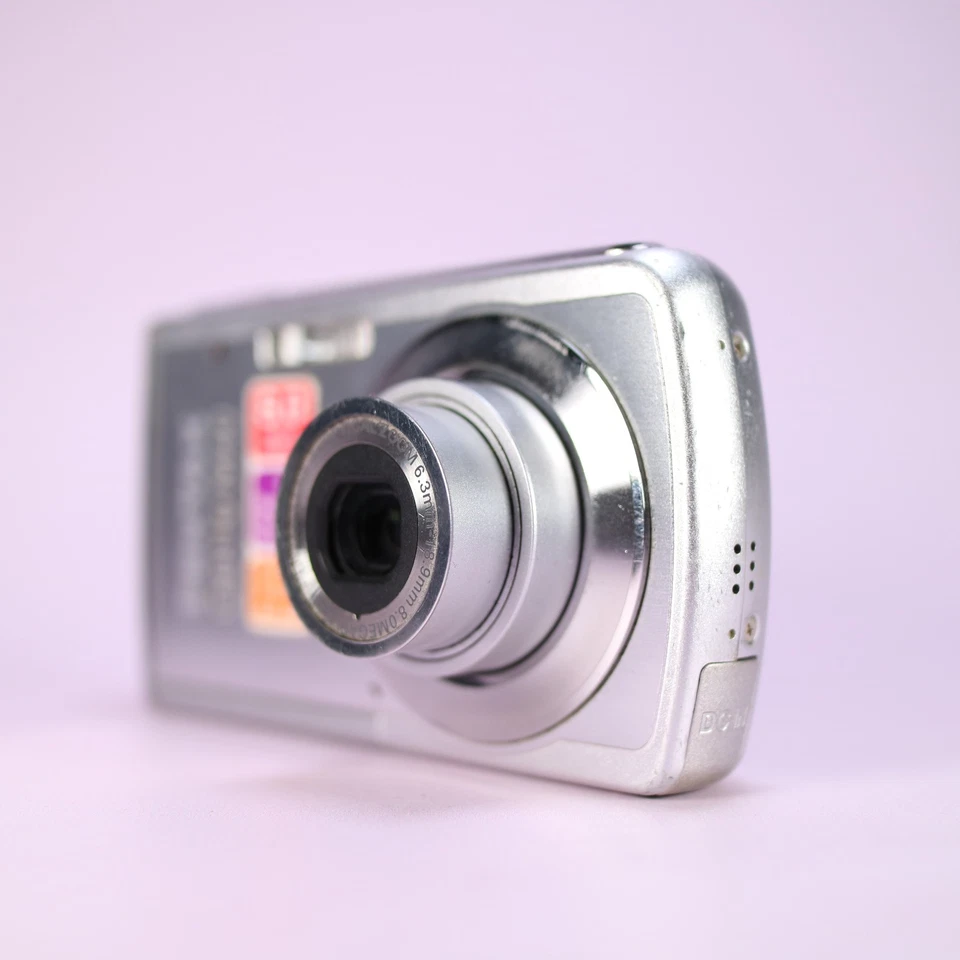 Pentax Optio M40 8.0MP Compact Digital Camera Silver Tested - Image 2 of 4