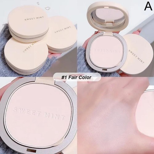 Oil Control Makeup Powder Moisturizing Brightening Nature Powder Press M8W4 - Picture 19 of 22
