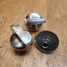 Cooktop Control Knob metal Set 3 Pice GE Part# WB03T10326 Metal Could Fit Others