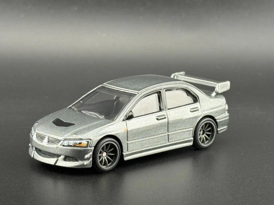 Hot Wheels Mitsubishi Lancer Evolution IX Gray Ronin Run 2 FPY86-961 M 1/64 - Image 3 of 4
