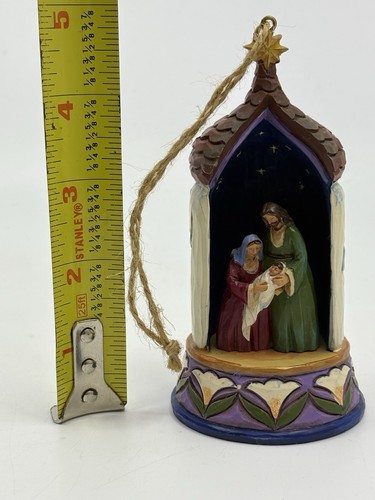Jim Shore Heartwood Creek Lighted Holy Family Hanging Ornament #4037594 - Picture 4 of 8