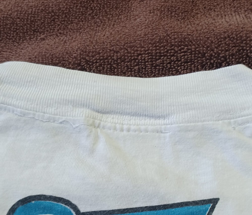 Vintage 1993 San Jose Sharks TAZ Hat Trick Warner Bros. All Over Two Sided XL - Picture 7 of 11