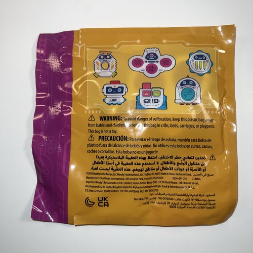 Wendy’s Toy Fidgetbots Pop Bot 2024 *NUEVO Y SELLADO* - Imagen 2 de 4