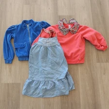 MOLO TARTINE IKKS girls size 8 bundle 3 pcs tops dress cute designer chic floral