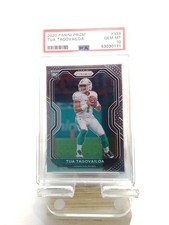 2020 Panini Prizm Tua Tagovailoa #339 RC PSA 10 Miami Dolphins