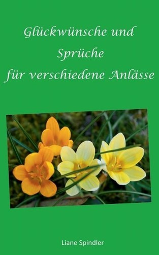 Glckwnsche und Sprche fr verschiedene Anlsse by Liane Spindler (German) Paperbac