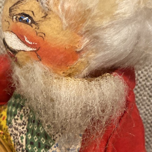 Vintage Annalee Santa Claus with Basket Christmas Doll Mobile 12” Used - Picture 7 of 16