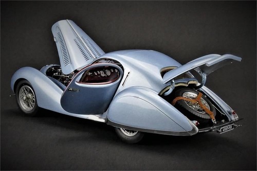 1938 Talbot Lago Type 150 SS Teardrop in 1:18 Scale by CMC - Picture 7 of 20