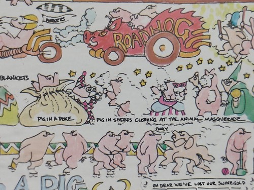 Vtg 1980 NIP A Pig Is A Pig Jigsaw Puzzle By Sue Sturgill 550+ Pieces Sealed - Picture 11 of 11