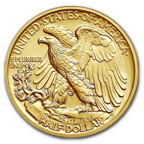 2016 - W 1/2 oz Gold Walking Liberty Half Dollar SP-70 NGC (ER/FR) - Bild 3 von 3