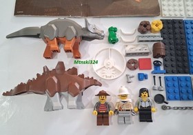 Lego 5955 Adventurers Dino Island All Terrain Trapper - 176 Pieces -Comp w/Instr