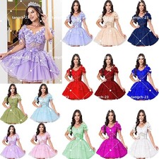3D Floral Homecoming Dresses for Teens Sparkly Sequin Off Shoulder Prom Dress