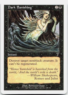 Dark Banishing C 7th Edition 127 NM Rebecca Guay