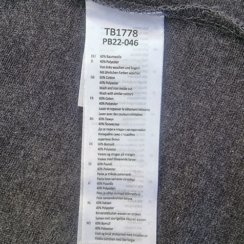 BNWT Urban Classics Men's Size L Short Sleeve Charcoal Oversized T-shirt - Picture 10 of 14