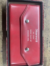 Starrett S167C Radius Gage Set Stainless Stell 1/64 To 1/2 Inch