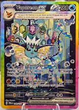 Pokémon TCG Prismatic Evolutions Vaporeon EX Sir 149/131