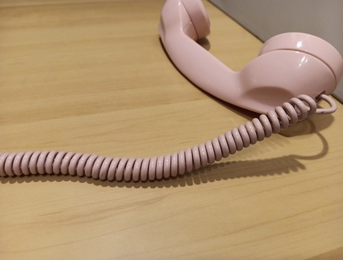 Telefono Metro rosa originale Mary Kay retrò vintage con cassetto note BELLO TESTATO funziona - Foto 9 di 13