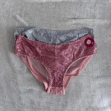 Charlotte Russe Sequined Boyshort Underwear Y2K deadstock