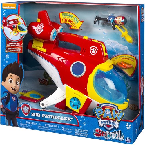 Paw Patrol - Sub Patroller Transforming Vehicle mit Licht, Sounds und Launcher - Bild 10 von 10