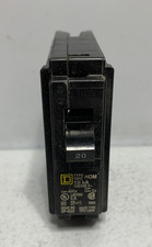 Square D HOM120 Plug-In Circuit Breaker 240VAC 20 Amp