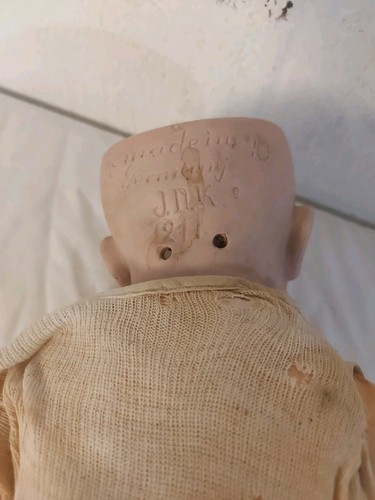 MADE IN GERMANY J.D.K. 271 9" J.D. Kestner antike Puppe, Form 271 um 1900 - Bild 5 von 5