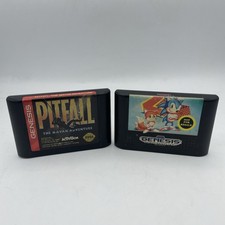Pitfall: The Mayan Adventure Sega Genesis Cartridge Only Tested & Sonic 2 Bundle