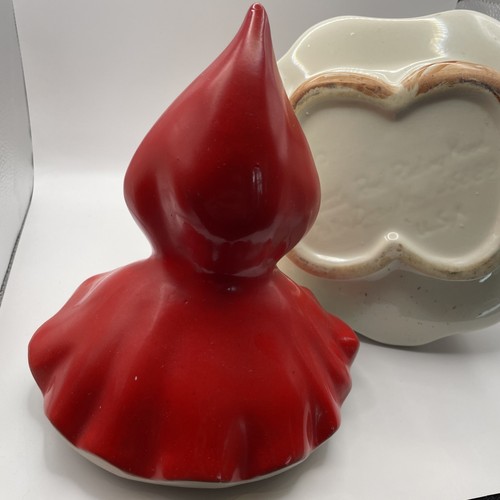 Hull Ware Pottery 1940’s Vintage Little Red Riding Hood Cookie Jar Rare Limited - Picture 5 of 9
