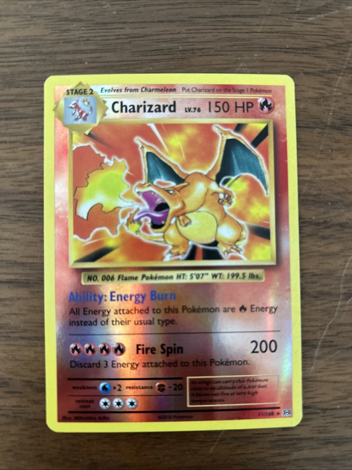 Deal for Charizard 11/108 Reverse Holo - XY: Evolutions - Pokemon TCG NM