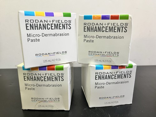 SET BESTEHEND AUS 4 Rodan + Fields Mikro-Dermabrasionspaste 125 ml 4,2 flüssige Unzen neu versiegelt