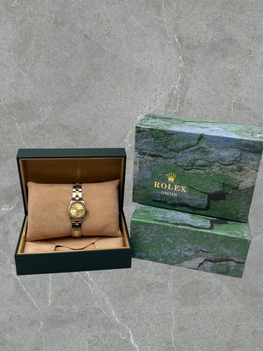 Rolex Oyster Perpetual Gold Und Stahl Saphirglas Ref 67193 - Bild 1 von 16