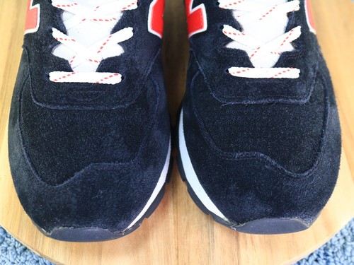 Zapatillas bajas New Balance 574 resistentes negras rojas grises blancas ML574DSG para hombre talla 14D - Imagen 11 de 24