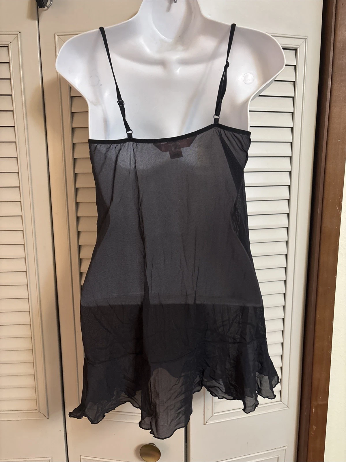 UNDERCOVER Vestito Babydoll Vintage Victoria Secret Angels Nero Tg Med