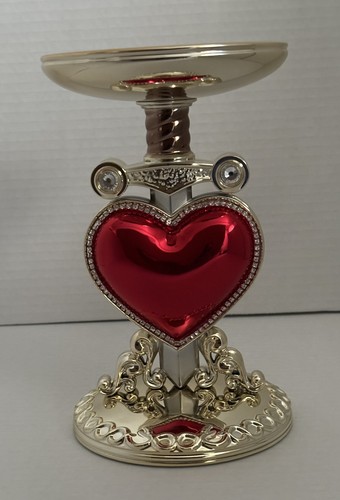 Bath And Body Works Disney Evil Queen Kerzenhalter Herz durchbohrt 3 Docht  - Bild 2 von 7