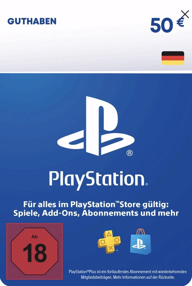PSN 50 [DE] (KEY per Chat) (Abholung)