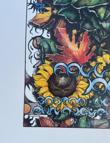 GRATEFUL DEAD CANCELED FALL TOUR 1995 CONCERT POSTER NUMBERED LIMITED EDITION - Picture 2 of 2