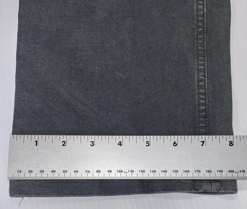 Zara Damen Schwarz Cargo Jeans Steampunk Grunge Skater Gothic Sun Faded Gr. S - Bild 20 von 22