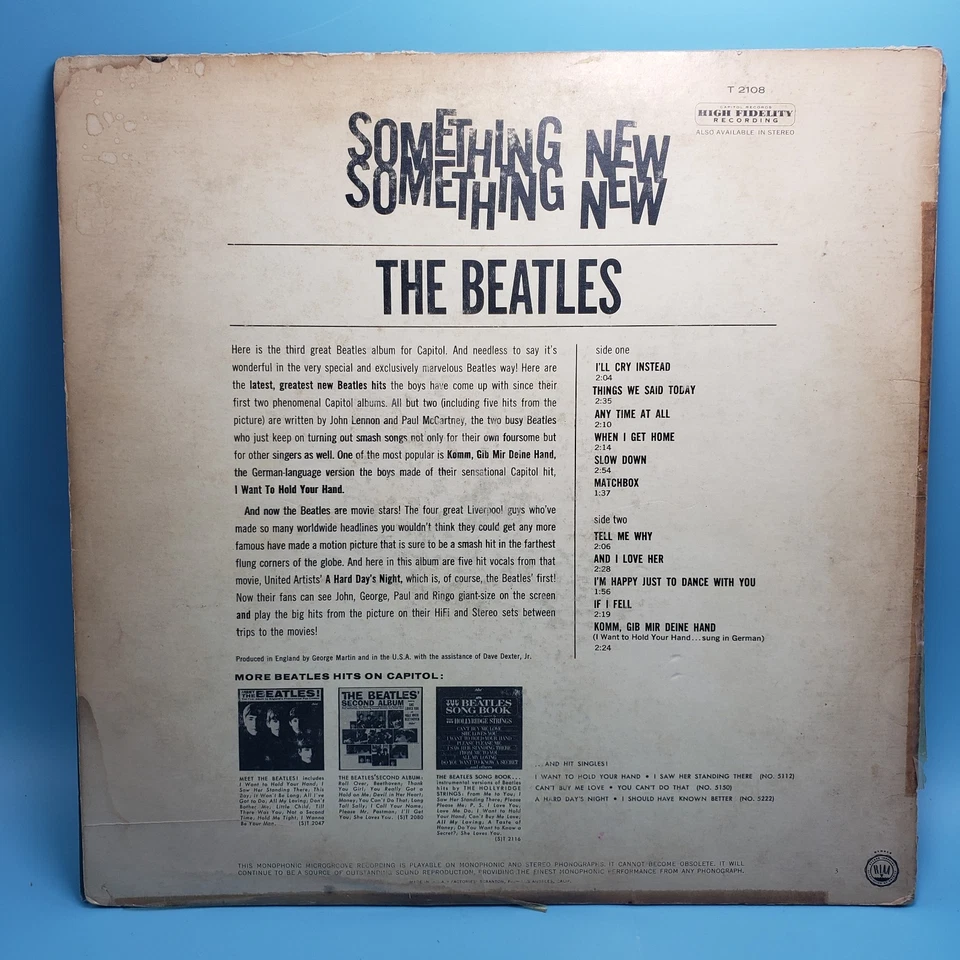 Lot of 7 Original Beatles Albums Vinyl, Sleeves & inlays - Image 3 of 4