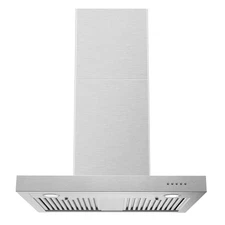 30 In. 900 CFM Duct Type Wall Mount Range Hood in Stainless Steel with Split Typ