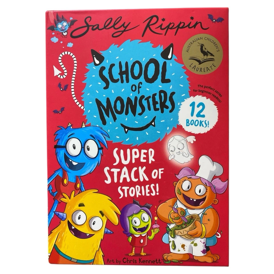 School of Monsters Super Stack of Stories 12 Book Box Set Sally Rippin Sealed - Image 2 of 4