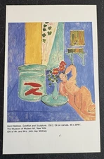 art postcard Museum Modern Art New Members 1992 Matisse gallery invitation NYC