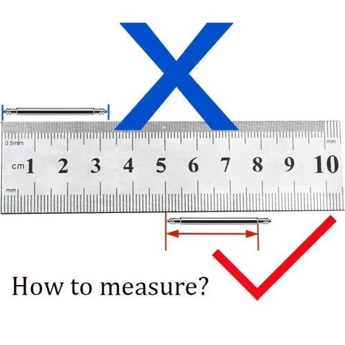 2 X Quick Release Spring Pins Bars 12mm-24mm For Watch Straps Smartwatch 1.5/1.8 - Picture 3 of 6