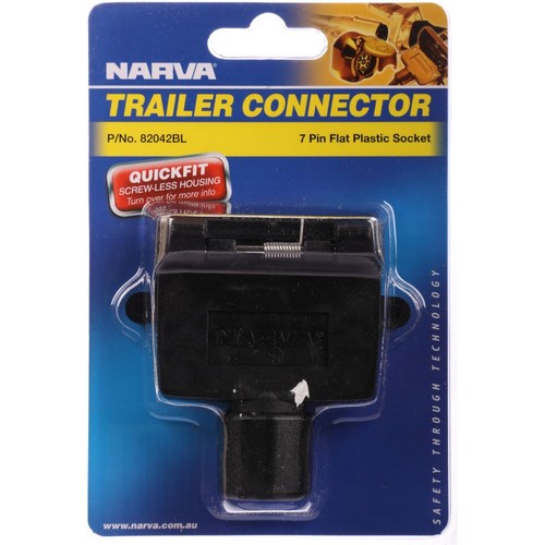 Narva Trailer Socket 7 Pin Flat 82042BL - Picture 3 of 3