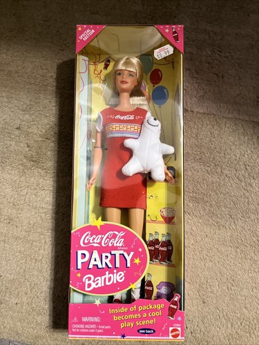 Barbie Dolls- Coca-Cola Picnic & Party- NRFB Set of Two - Picture 2 of 7