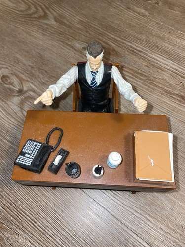 Spider-Man Película Serie 1 Norman Osborn con Máscara de Duende y Escritorio J Jonah Jameson - Imagen 4 de 8