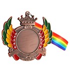  Interessante Medaille, Sport-Metallmedaille, zarte Metallmedaille,