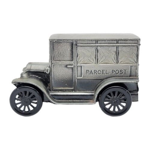Banthrico US Mail 1919 Parcel Post Automobile Metal Coin Bank 1974 - Picture 3 of 7